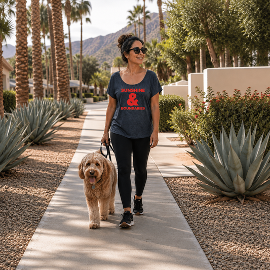 Sunshine & Boundaries Ladies Tee