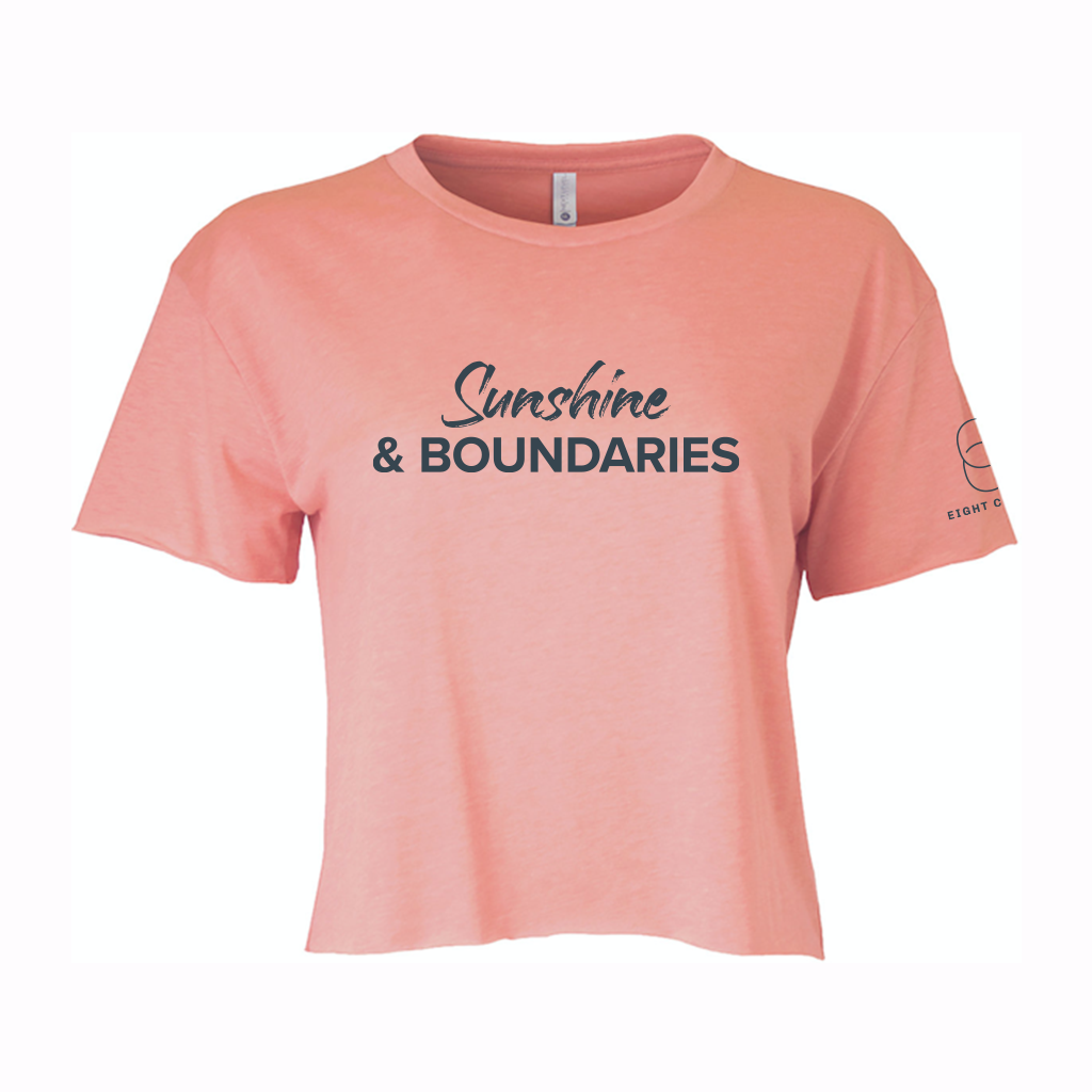 Sunshine & Boundaries Festival Crop Tee