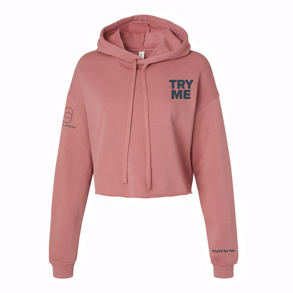 Try Me Cropped Hoodie