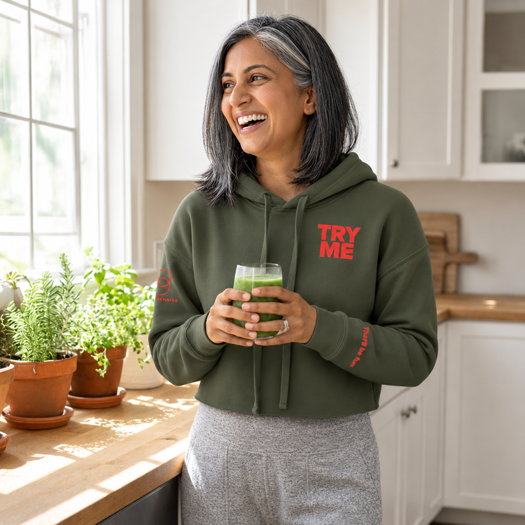 Try Me Cropped Hoodie