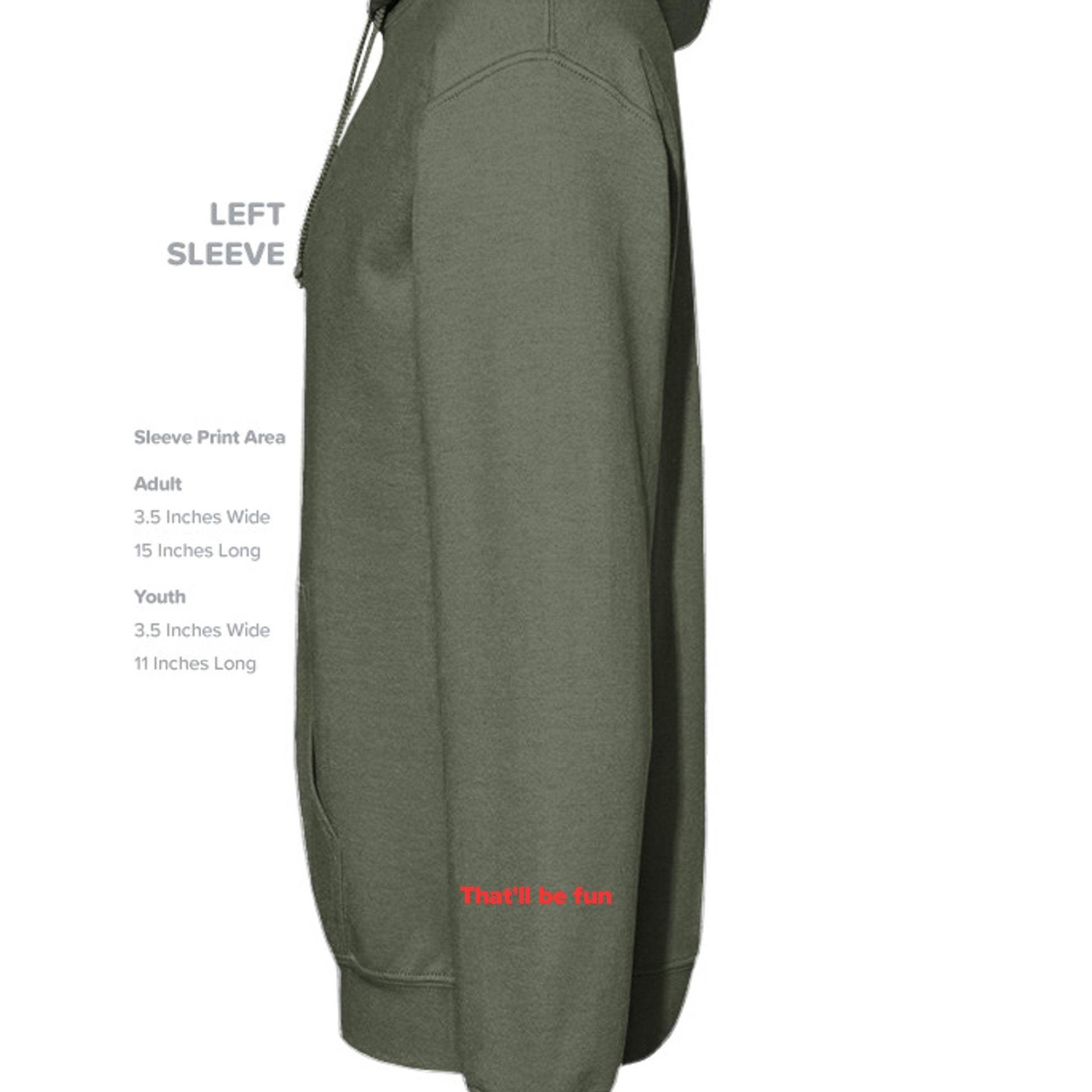 MILITARY GREEN - B7502 - SLEEVE_LEFT